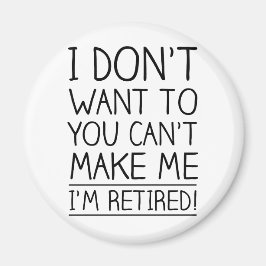 Humoral Pension-citat Magnet