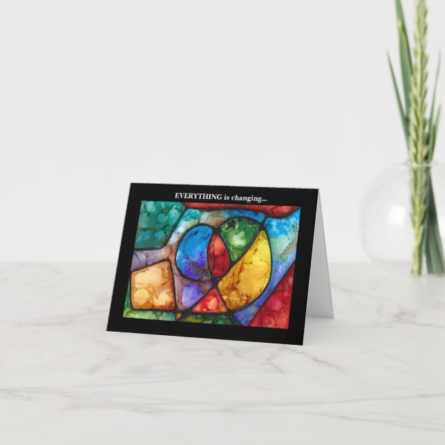 Humoralt allvarligt.. Allt förändras Kort (Framsida)