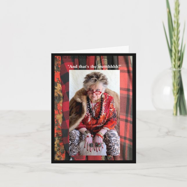 Humoralt att vara vänner kort (Framsida)