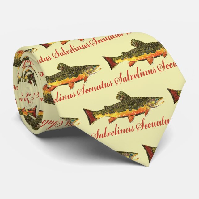 Humoralt regnfiske slips (Rullad)