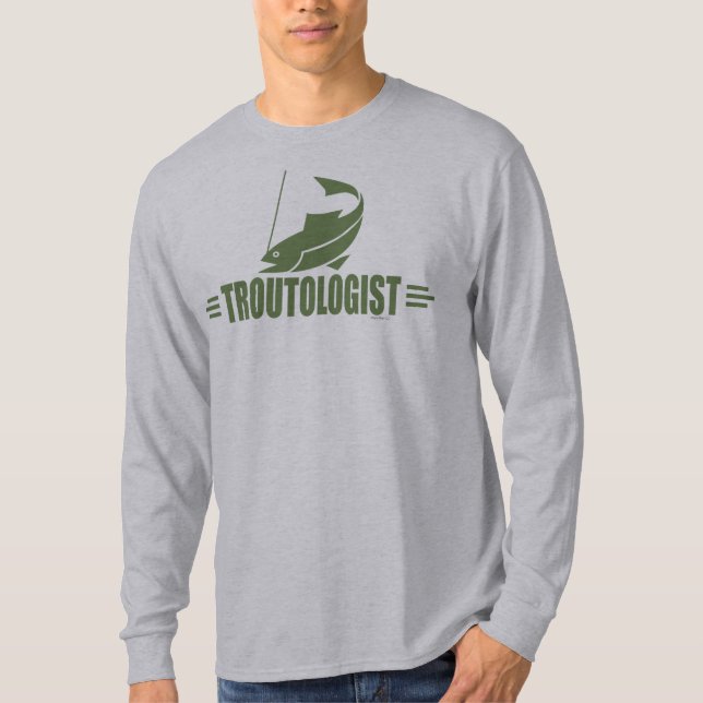 Humoralt regnfiske t-shirt (Framsida)