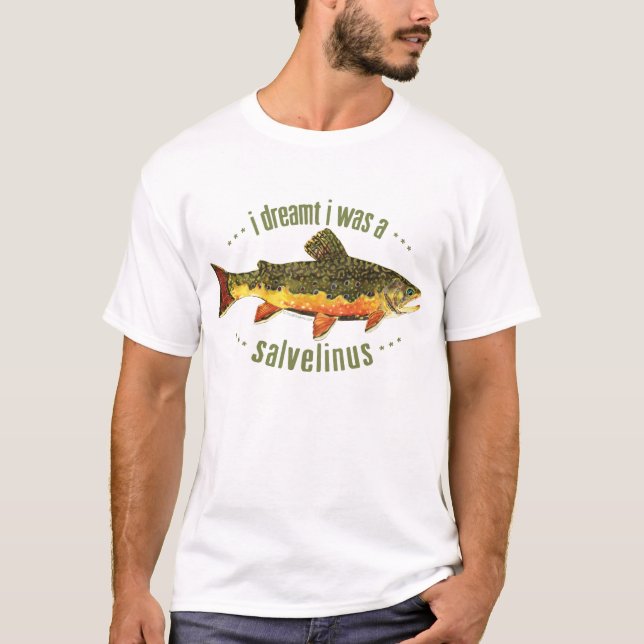 Humoralt regnfiske t shirt (Framsida)