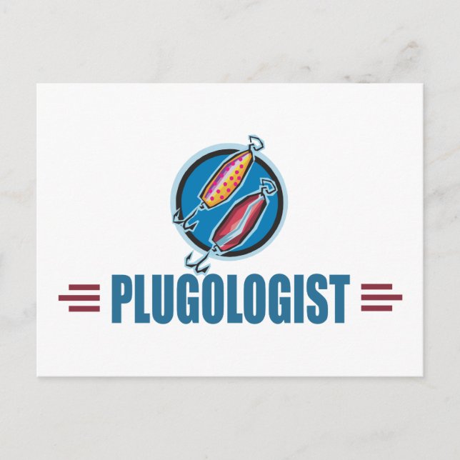 Humoralt stickfiske vykort (Framsida)