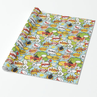 Humorbok som slår in papper presentpapper