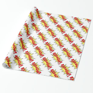 Humorbok som slår in papper presentpapper