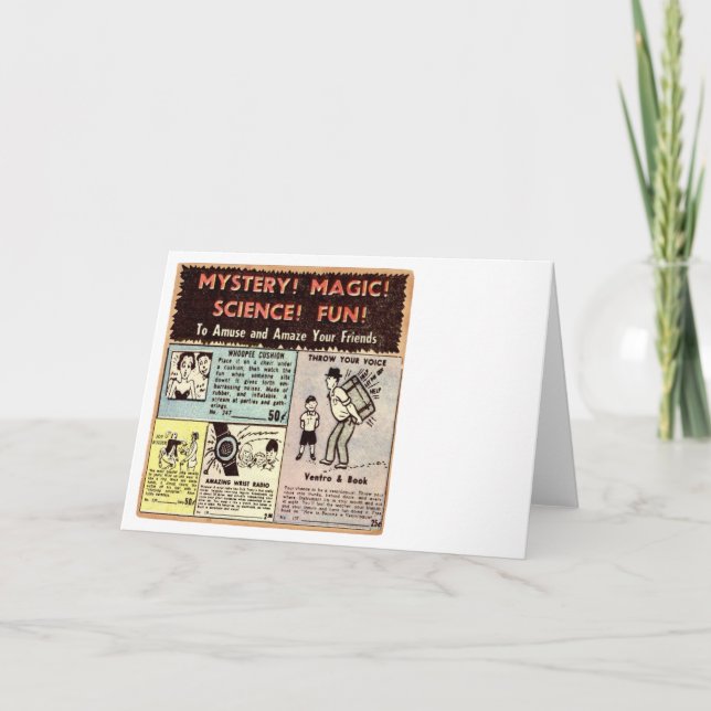 Humorbokannons - hälsningkort kort (Framsida)