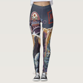 Humorbokdamasker Leggings