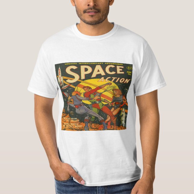 Humorboken för klassikern för utrymmehandlingen #1 tee shirt (Framsida)
