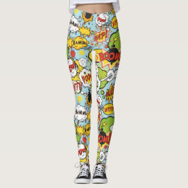 Humorbokorddamasker Leggings