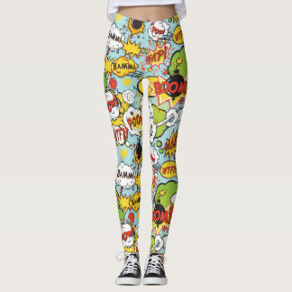 Humorbokorddamasker Leggings