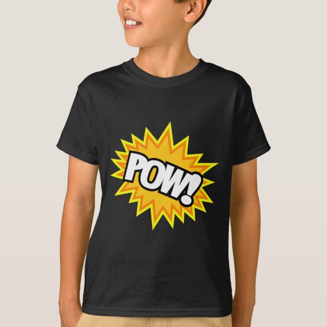 HumorbokPow! Bristning Tee Shirt (Framsida)