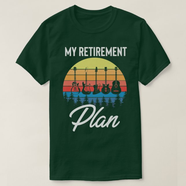 Humorisera min Pension-plan Sten-and-Roll Music EN T Shirt (Design framsida)