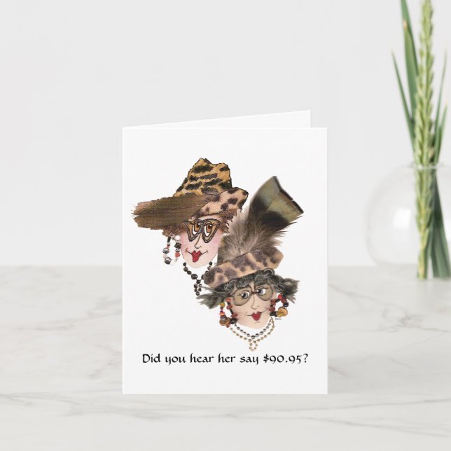 Humoriserad 91:a födelsedagen för kvinnor kort (Framsida)