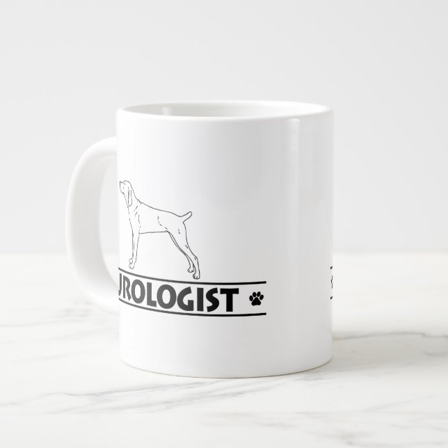 Humoriserad bergssköldpadda jumbo mugg (Framsida vänster)