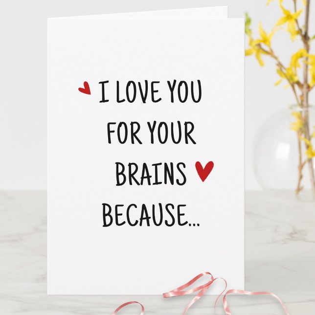 Humoriserad citat i Kärlek You Funny Valentines da Kort (Skapare uppladdad)
