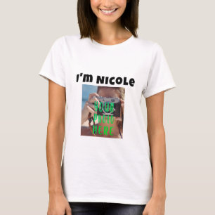 Humoriserad Intro Shirt - Anpassningsbar Photo & N T