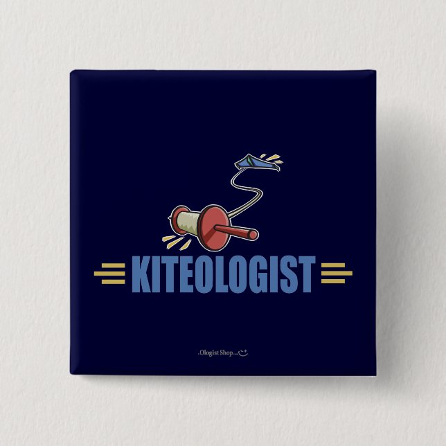 Humoriserad Kite-flugor Knapp (Framsida)