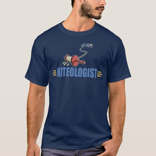 Humoriserad Kite-flugor T-shirt (Framsida)