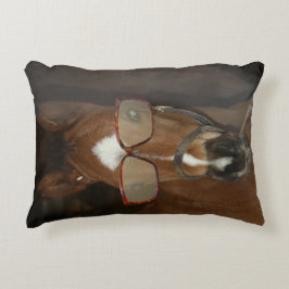 Humoriserad kokning av hästar Foal Rökning Cigar D Prydnadskudde