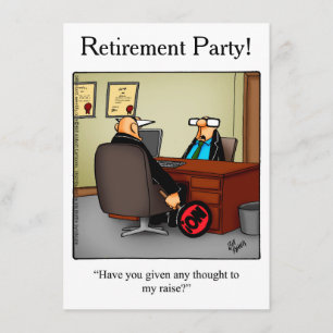 Humoriserade inbjudningar till Pension Party