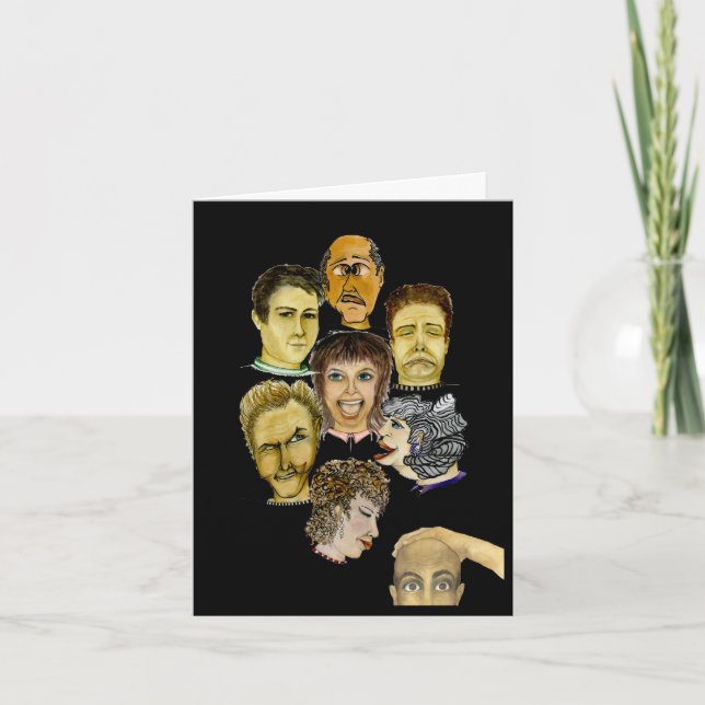 Humoriserade medarbetare kort (Framsida)