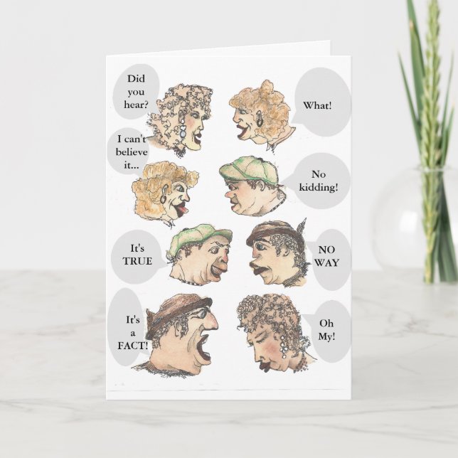 Humoriserade rykten Birthdays är Bra för dig Kort (Framsida)