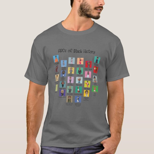 Humoriserade svarta historik Pridet månadslärare T Shirt (Framsida)