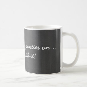 Humoriserat citat i kretskort kaffemugg