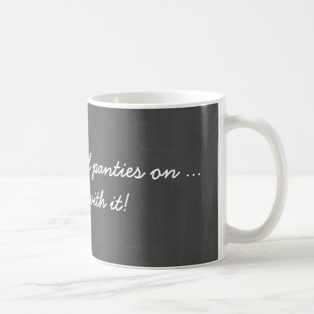 Humoriserat citat i kretskort kaffemugg (Höger)