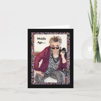 Humoriserat Mitten-årskort för veckors födelsedag Kort