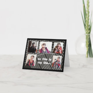 Humoriserat så det här är ett livsnödvändigt gratu kort