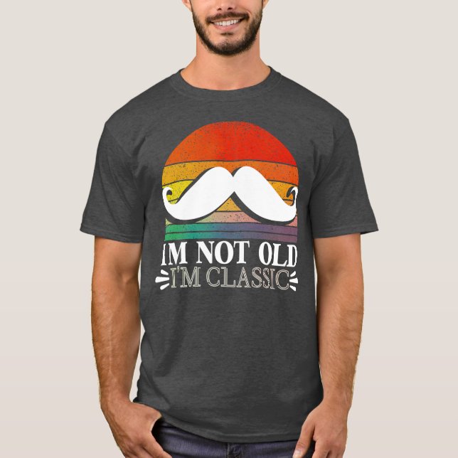 Humorisont Old Lovable Pappa som säger T Shirt (Framsida)