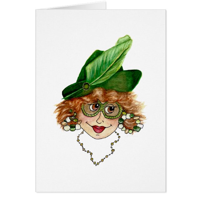 Humorist Dam som glömde sist OBS Kort (Framsidan)