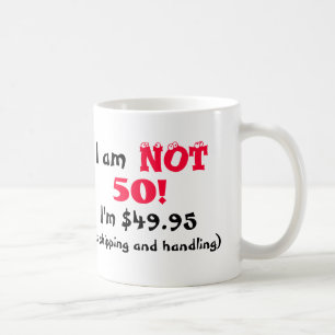 Humoristisk 50:e födelsedagen Mugg