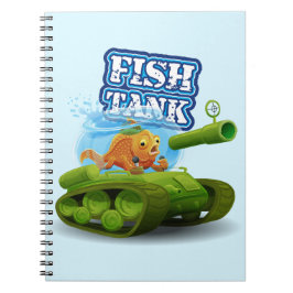 Humoristisk anteckningsbok för fisktank