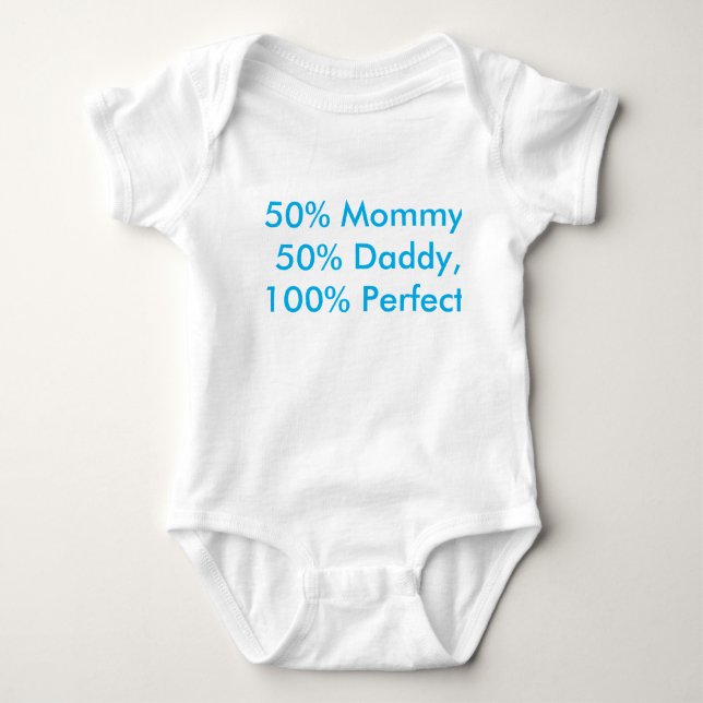 Humoristisk bebisromper tee shirt (Framsida)