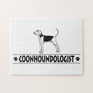 Humoristisk behandling Walker Coonhound Pussel