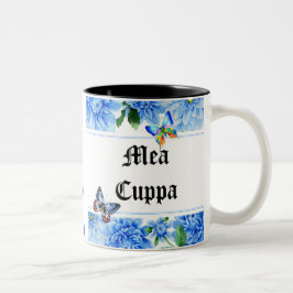 Humoristisk blom- katolik Mea Cuppa Två-Tonad Mugg