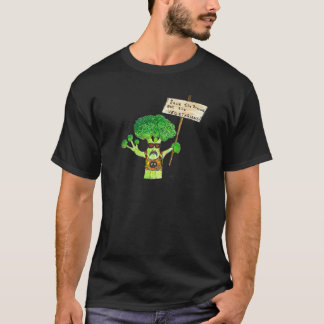 Humoristisk broccoliaktivist t-shirt