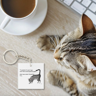 Humoristisk Grå Whimsical Katt Egyptisk Mau
