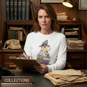Humoristisk inkassoteckning t shirt
