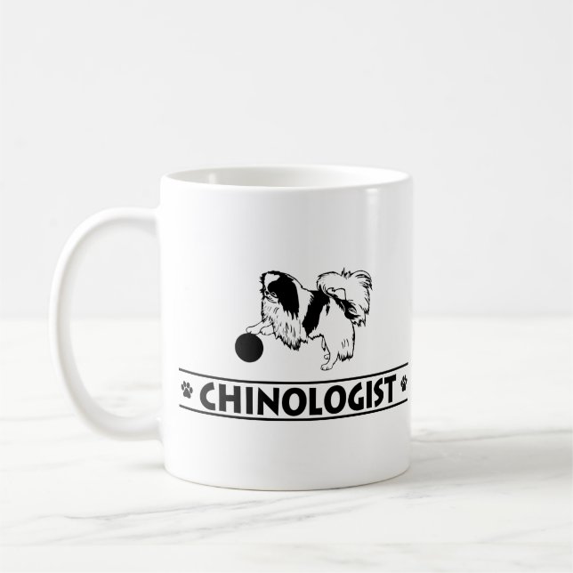 Humoristisk japansk haka kaffemugg (Vänster)