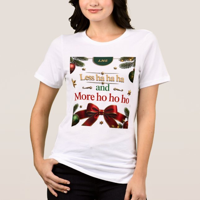 Humoristisk jul t shirt (Framsida)
