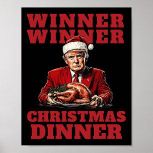 Humoristisk julklapp - Vinnare jul Poster
