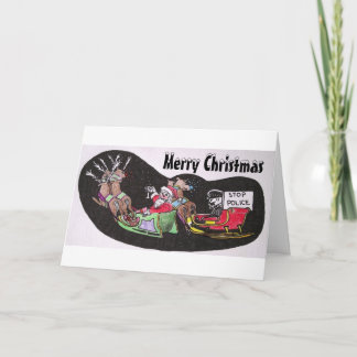 Humoristisk julkort helgkort