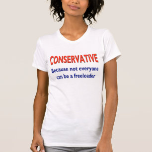 Humoristisk konservativ skjorta t-shirt