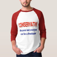Humoristisk konservativ skjorta