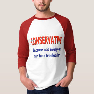 Humoristisk konservativ skjorta tee shirt