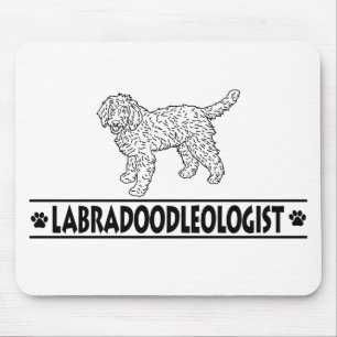 Humoristisk labradoodi musmatta