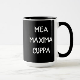 Humoristisk latinsk katolik Mea Cuppa Mugg